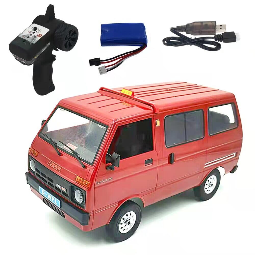 Camion rc télécommandé Shop Radiocommandé Rouge - 1 batterie