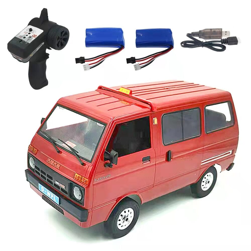 Camion rc télécommandé Shop Radiocommandé Rouge - 2 batteries