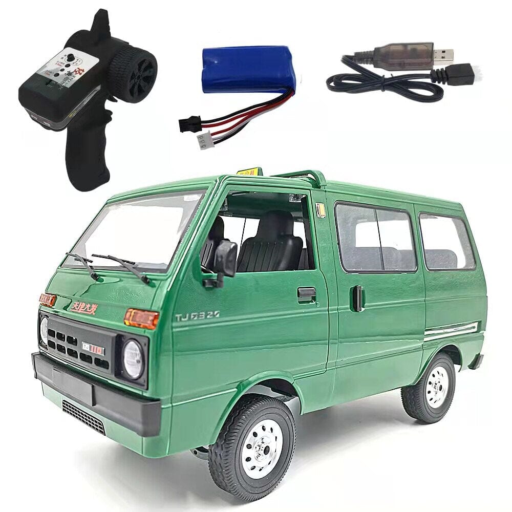 Camion rc télécommandé Shop Radiocommandé Vert - 1 batterie