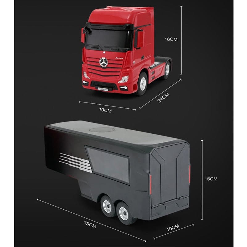 Camion télécommandé avec remorque Mercedes Shop Radiocommandé