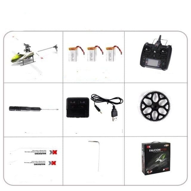 Hélicoptère radiocommandé rc Shop Radiocommandé 3 batteries Oui