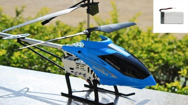 hélicoptère télécommandé grande taille Shop Radiocommandé Bleu - 1 batterie 