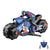 Jouet moto radiocommandée Shop Radiocommandé Oui Bleu 