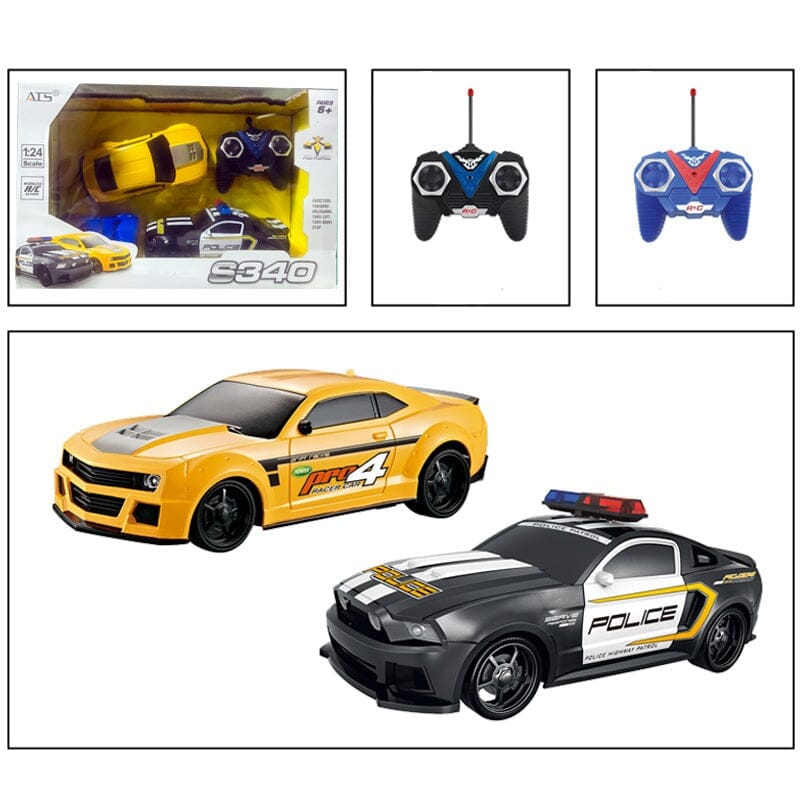 Jouet voiture de police télécommandée poursuite Shop Radiocommandé