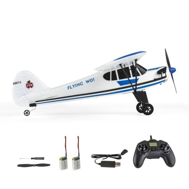 Planeur téléguidé Shop Radiocommandé Bleu - 2 batteries Oui