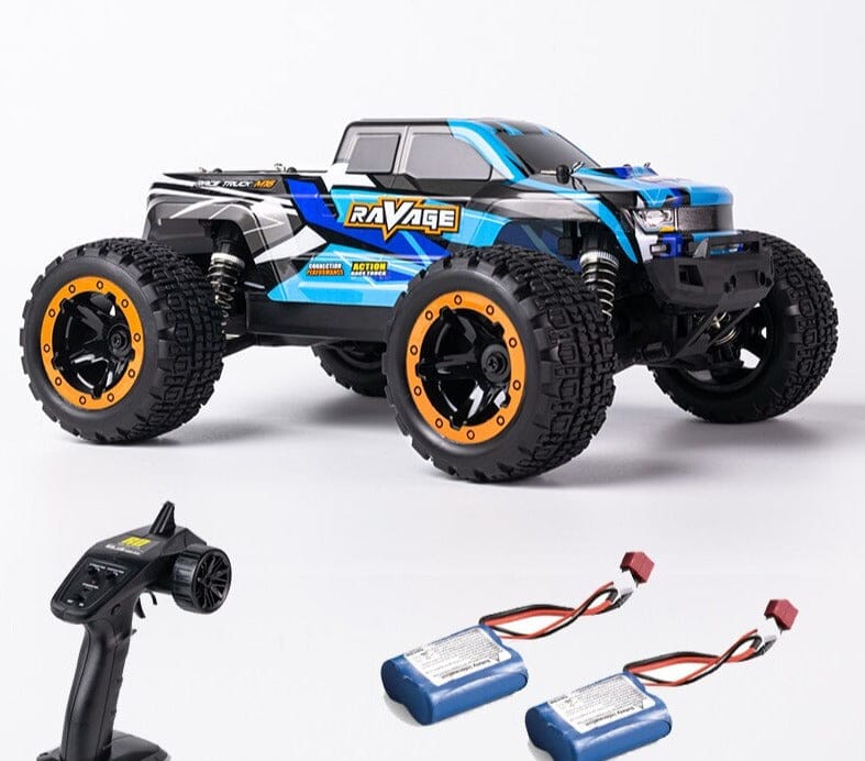 Voiture rc 4 roues motrices Shop Radiocommandé 2 - 2 batteries