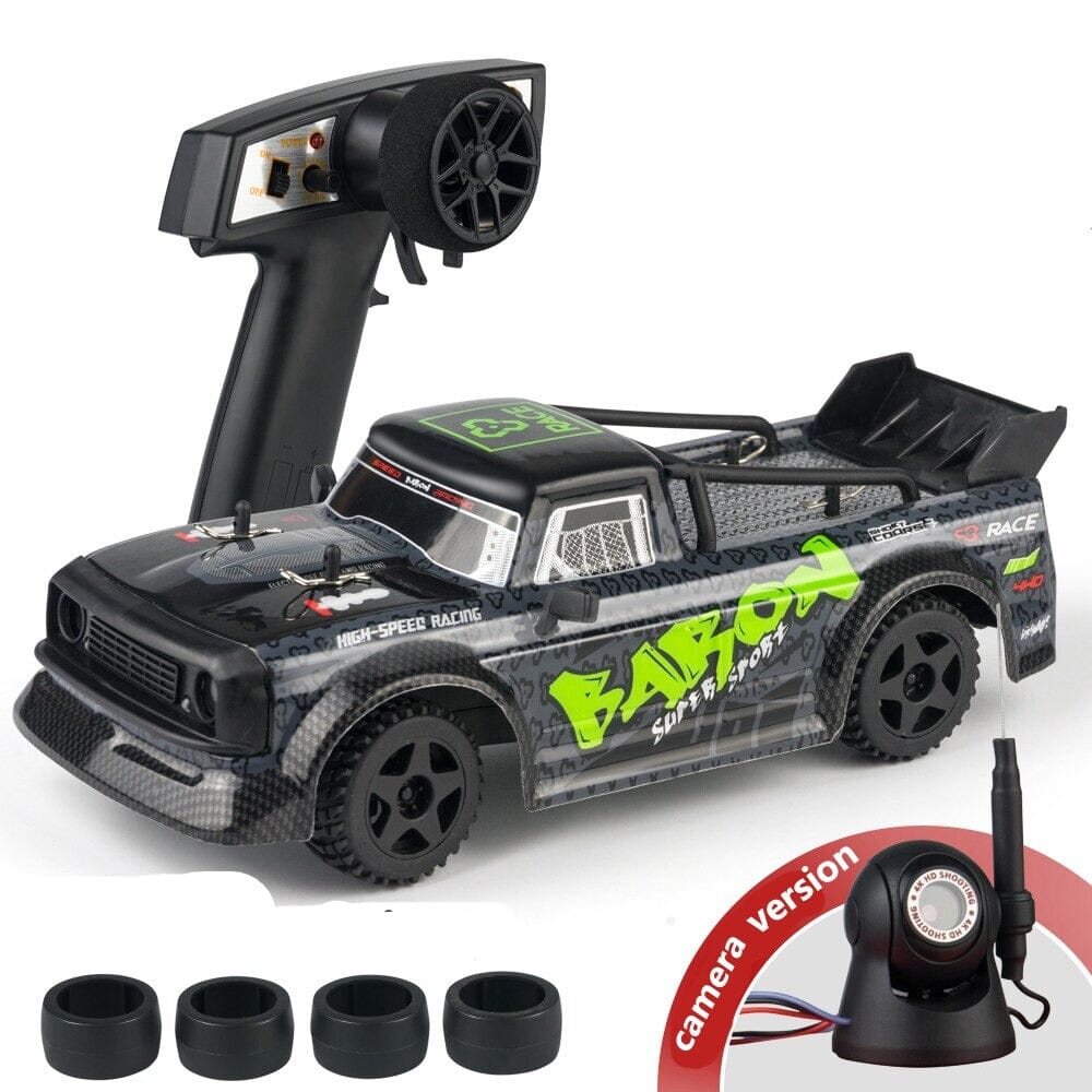 Voiture Télécommandée Tout-terrain 1:20 - 55 Km/h, 4WD, 3 Batteries - Pour Adultes Et Enfants