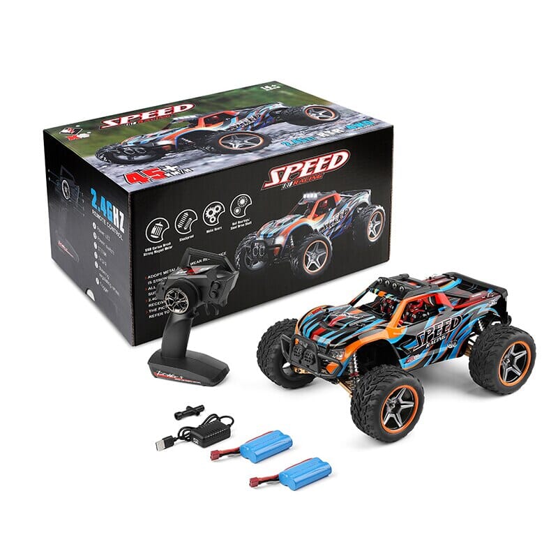 Voiture télécommandée 4 roues motrices Shop Radiocommandé 2 batteries