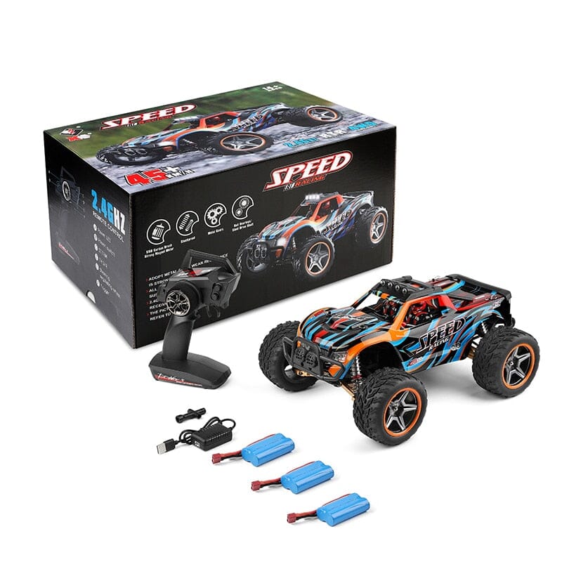 Voiture télécommandée 4 roues motrices Shop Radiocommandé 3 batteries