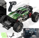 Voiture télécommandée 7 ans Shop Radiocommandé Vert - 2 batteries 