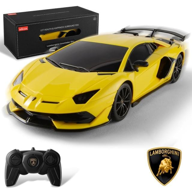 Voiture télécommandée Lamborghini jaune pour enfant • Voitures