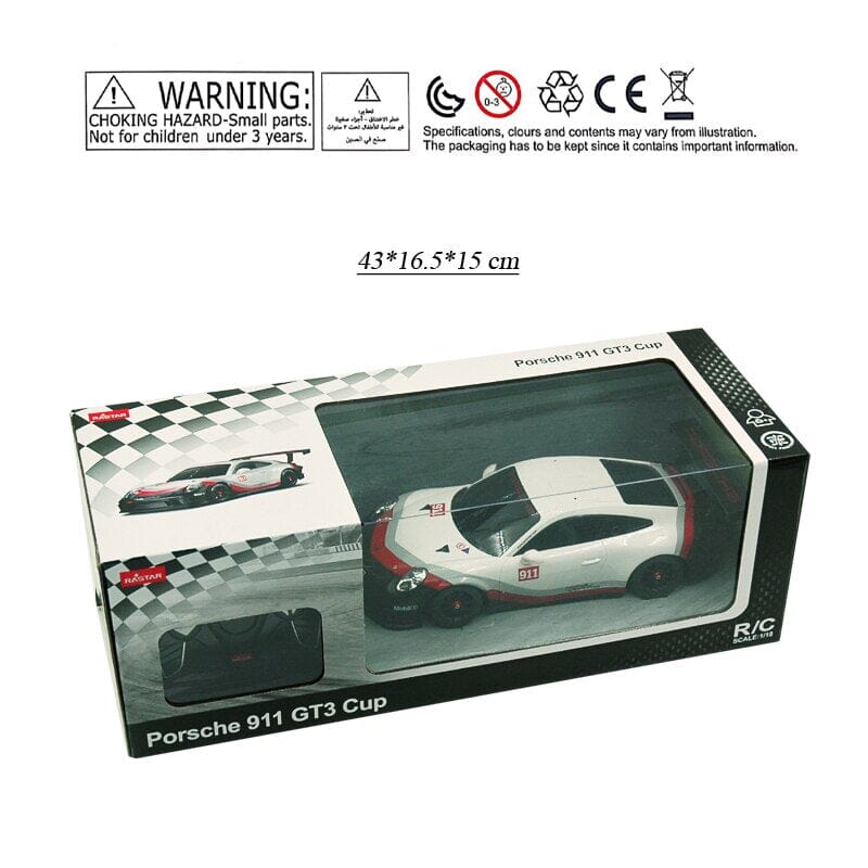 Voiture Télécommandée Porsche 911 GT3 RS 1/24ème Radiocommandée Voiture Télécommandée Porsche 911 GT3 RS 1/24ème Radiocommandée