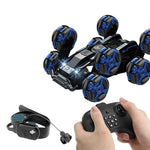 Voiture télécommandée qui se transforme Shop Radiocommandé Bleu 