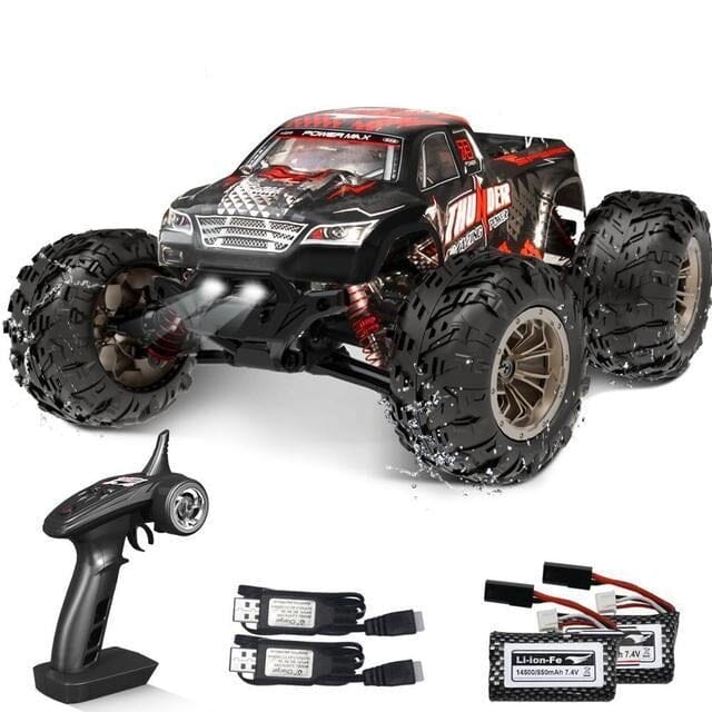 Voiture télécommandée rapide tout terrain Shop Radiocommandé Rouge - 2 batteries Oui