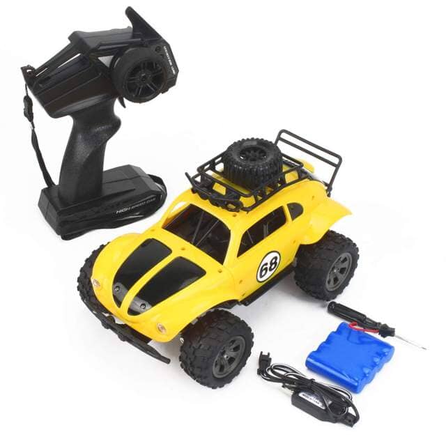 Voiture télécommandée tout terrain moteur électrique Shop Radiocommandé Jaune